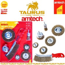 Amtech drahtbürsten set - 7, x