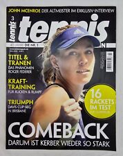 Tennis Magazin Heft Zeitschrift März 3 2018 - Kerber Federer Davis Cup Brisbane