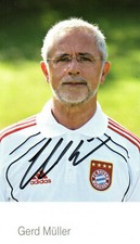 Autogramm - Gerd Müller (Bayern München) - 2010/2011