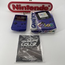 Nintendo Game Boy Color Handheld Spielkonsole - Lila in OVP GBC - GUT