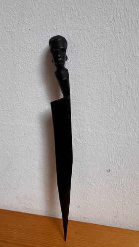 Vintage brieföffner ebenholz - vintage,