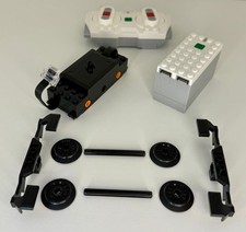 Lego Powered Up 9V RV Zug Motor + Batterie Box Hub + Fernbedienung + Räder, Neu
