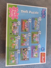 Trefl Puzzle Peppa Wutz 9 in 1, 20-54 Teile