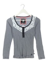 ALPRAUSCH Longsleeve Damen Shirt Gr. DE 34 schwarz-weiß Casual-Look