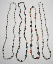 4 Halbedelsteine Ketten