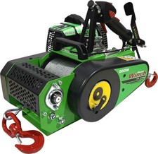 Docma Forstseilwinde VF 150 Automatik tragbar mit Seilwickelautomat