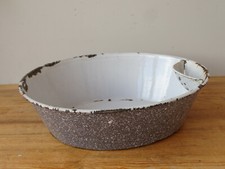 V4401 Email Wanne - EMAILLE - Waschwanne - Waschschüssel mit Seifenablage