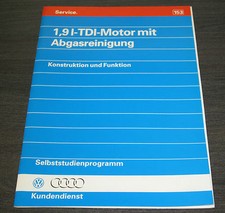 Audi 80 B4 Audi 100 C4 Cabrio 1,9l TDI Motor Abgasreinigung  SSP 153         