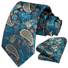 Herren Krawatte Blume Paisleyn