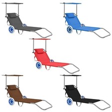 Sonnenliege mit Dach und