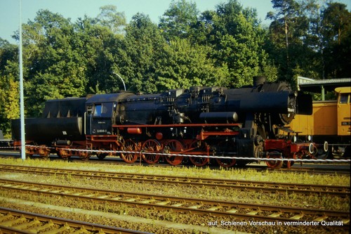 Dia 8068 dampflokomotive - 52,