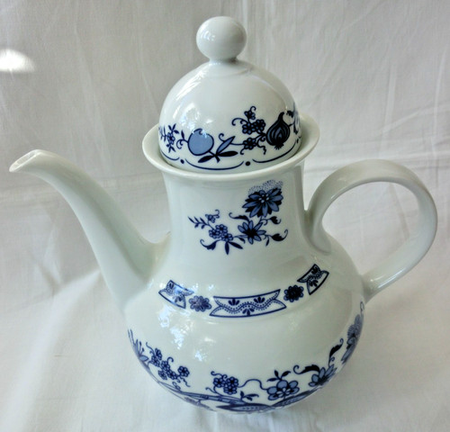 Ddr zwiebelmuster kaffeekanne - ddr,