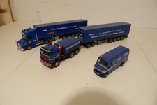 1:87 / H0   Drei  LKW mit Auflieger und Anhänger Schwertransport Schmidbauer KG