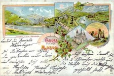 Ansichtskarte Pfalz um 1910 (b0102) Gruß von der Mosel