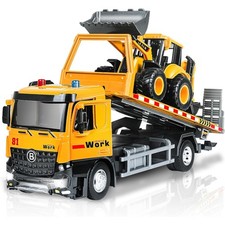 Abschleppwagen Spielzeug mit Licht &Sound Transport-LKW Spielzeug-Set für Kinder