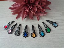 1Paar Haarklammern/Haarspangen schwarz  8 Farben auswählbar