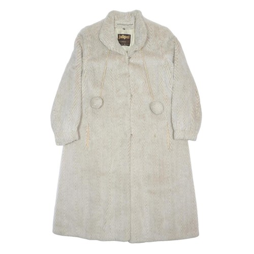 Jolipel damen mantel - jolipel, creme