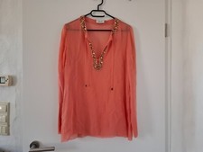 Steffen Schraut Bluse Seidenbluse Tunika Seide Gr. 36 Orange