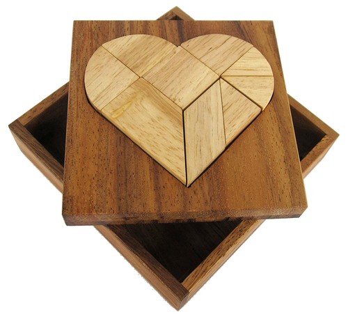 Tangram herz legespiel - tangram,