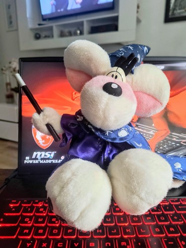 Vintage diddl maus zauberer - maus, /