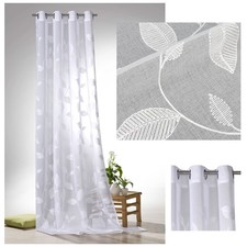 Ösenschal Vorhang Bestickt