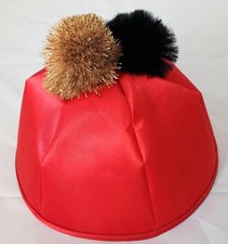 Kappe mit Bommeln Gr.56 Faschingshut Fasching Karneval Hut Accessoires 129135413