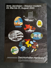 Ausstellungsplakat Arne Jacobsen 2003 Kestner Gesellschaft Kunst
