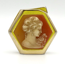 Vintage Kamee Feuerzeug Royal Elsa Cameo Dame Japan Gas Sammlerstück RAR #2375