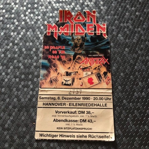 Iron maiden ticket hannover - maiden,