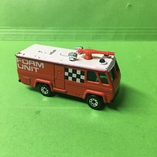 COMMAND VEHICLE FOAM UNIT MATCHBOX MACAU MODELLAUTO FEUERWEHR LKW 1980