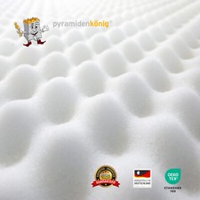 Akustik Schaumstoff Noppenschaum Pyramiden Reduzierung Weiß ab ca. 49x49x2cm