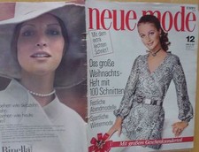 Neue Mode 1970/12 w/Burda Christmas Weihnacht Abendmode Wintermode Puppe Dez 70