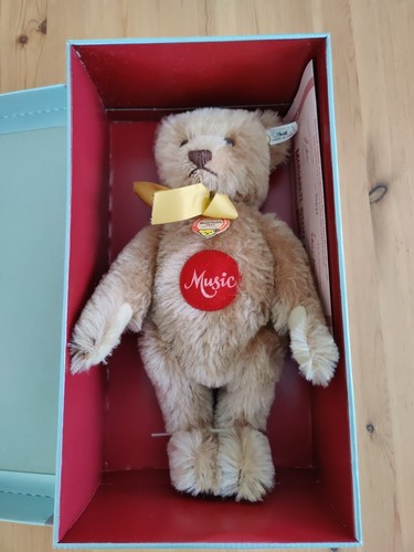 Steiff musikteddy 1951 - musikteddy, caramel