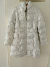 Steppjacke Steppmantel Damen S Weiß Gr. S