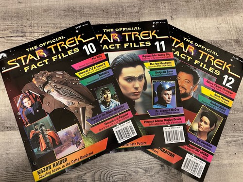 Star trek fact files konvolut - star,