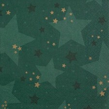 20 Servietten Starshine green