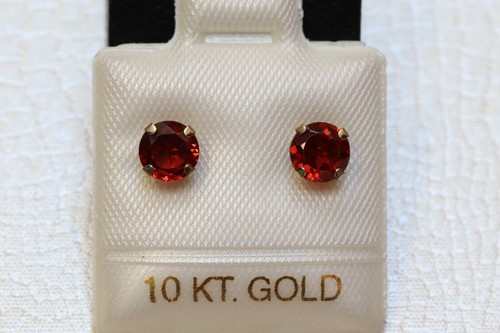 Feinste granat ohrstecker - granat,