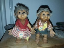 Steiff Figuren Macki und Mucki, gebraucht, Original, alt antik vintage, bespielt