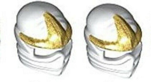 Weiße helme mit goldenem - helme,