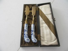 antikes Set Buttermesser