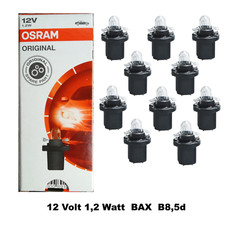 10 Stück Osram 2721MF Bax 12V