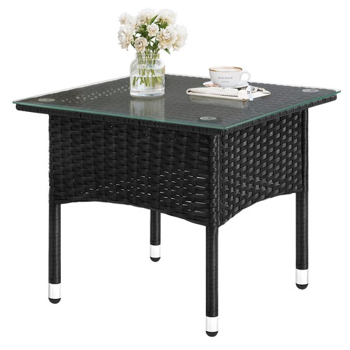 Polyrattan gartentisch - polyrattan,