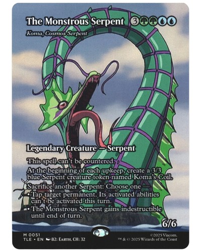 Mtg koma cosmos serpent - cosmos, /