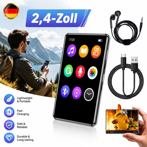 Tragbar mp3 player touchscreen - mp3-player,