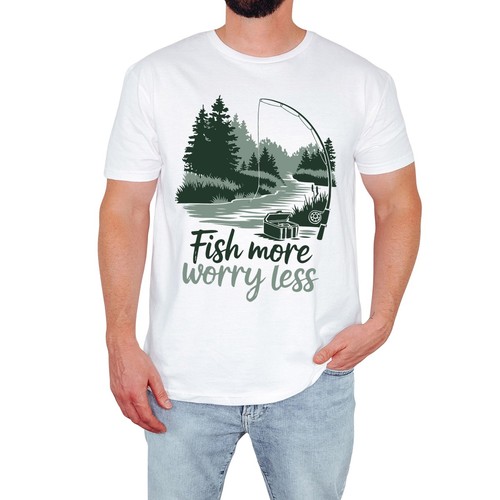 Lustiges angeln herren shirt - herren, t-shirt