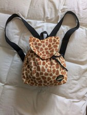 Nici Wild Collection Rucksack Giraffenmuster Kordelzug Kinder Kids Plüsch