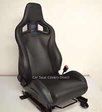 Ford Focus Rs MK2 MK3 Recaro Sportster Cs Tailliert Eng Schwarz Auto Sitzbezüge