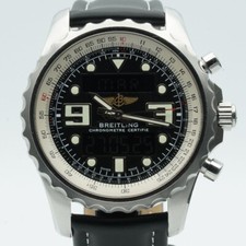 BREITLING CHRONOSPACE HERREN UHR QUARTZ A78365 ARMBANDUHR BR421 48MM SCHÖN