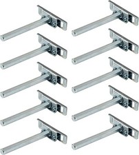 10x Tablarträger unsichtbar Regal Bodenträger Regalträger Regalbodenträger Stahl