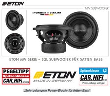 Eton MW 12 Woofer 30 cm, 12" Zoll Subwoofer Chassis 1200 Watt